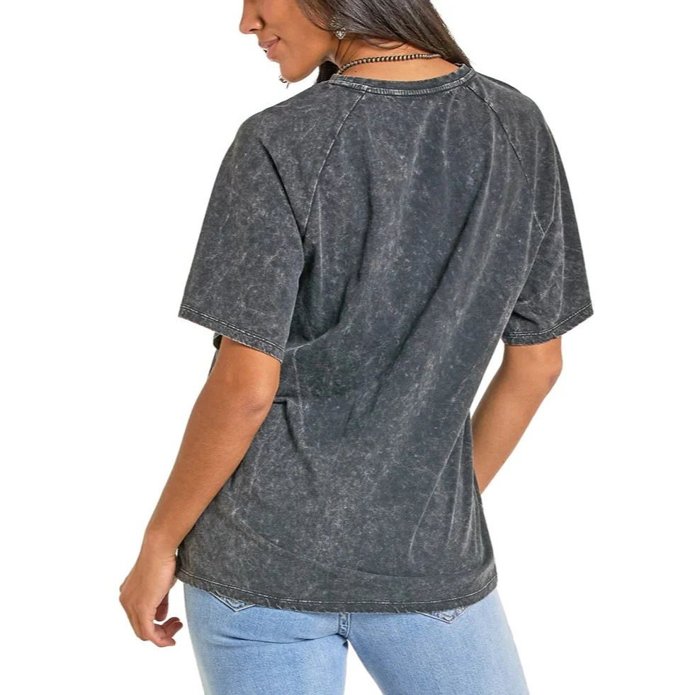 Rock & Roll Howdy Oversized Women's Tee BW21T07331 - Image 3