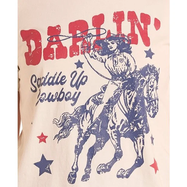 Rock & Roll Darlin Saddle Up Women's Top BW21T08891 - Image 2
