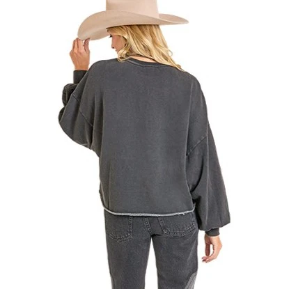 Rock & Roll Boot Studded Women's Pullover BW91T06995 - Image 2
