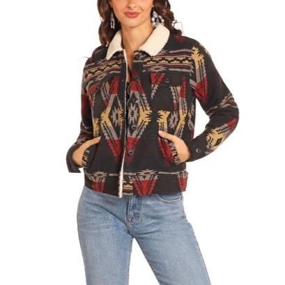 Rock & Roll Jacquard Women's Jacket BW92C04339