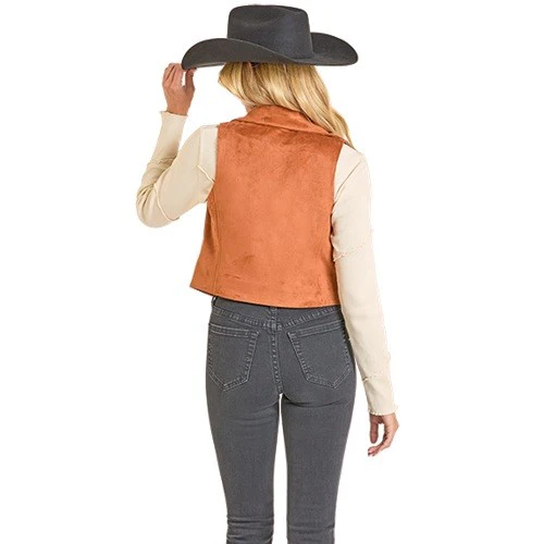 Rock & Roll Arrow Embroidered Women's Vest BW98C06988 - Image 3