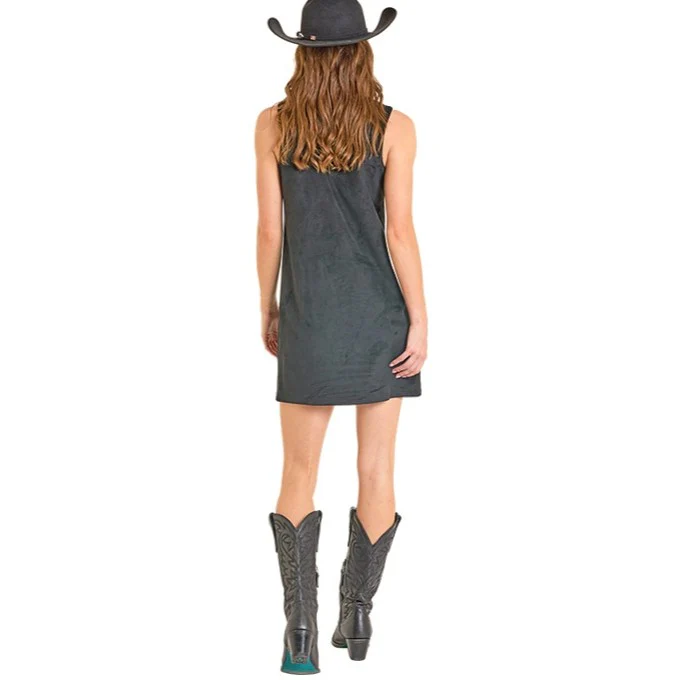Rock & Roll Grommet Starred Women's Dress BWD0R06973 - Image 2