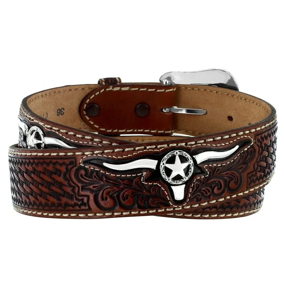 Justin Trophy Bull Belt C11284 - Image 3