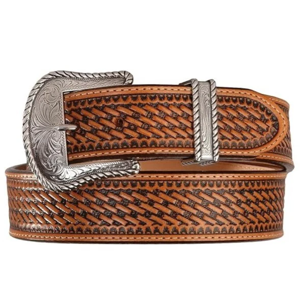 Justin Bronco Tan Belt C12264 - Image 3