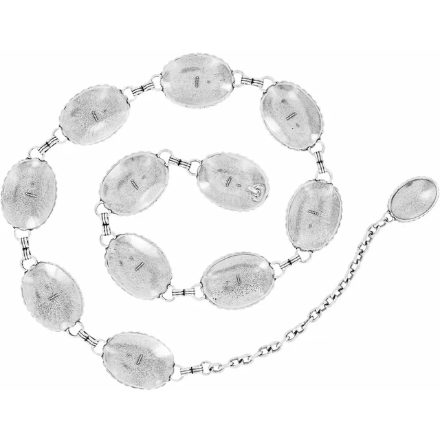 Justin Farmington Concho Chain Belt C21221 - Image 3