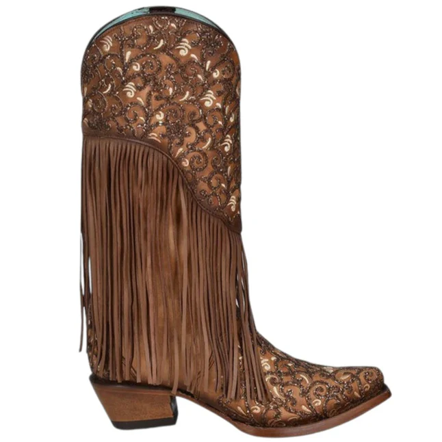 Corral Honey Fringe Women's Boot C3876 - Image 2