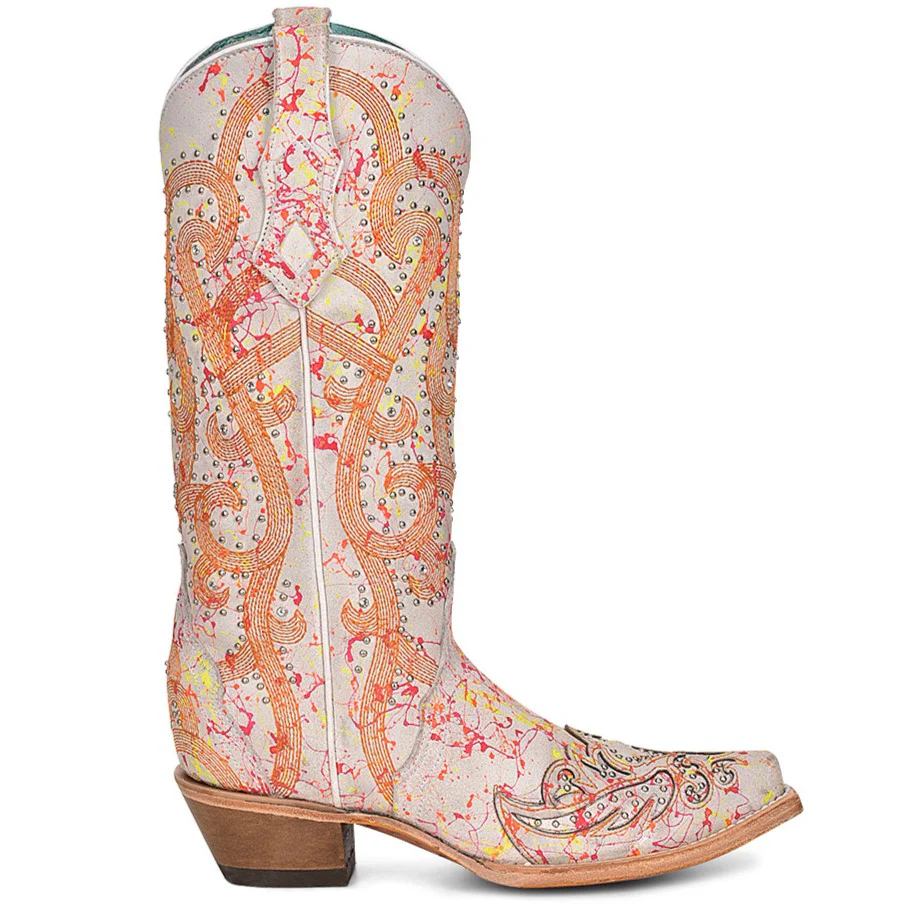 Corral Neon Crystal Stud Women's Boot C3980 - Image 2