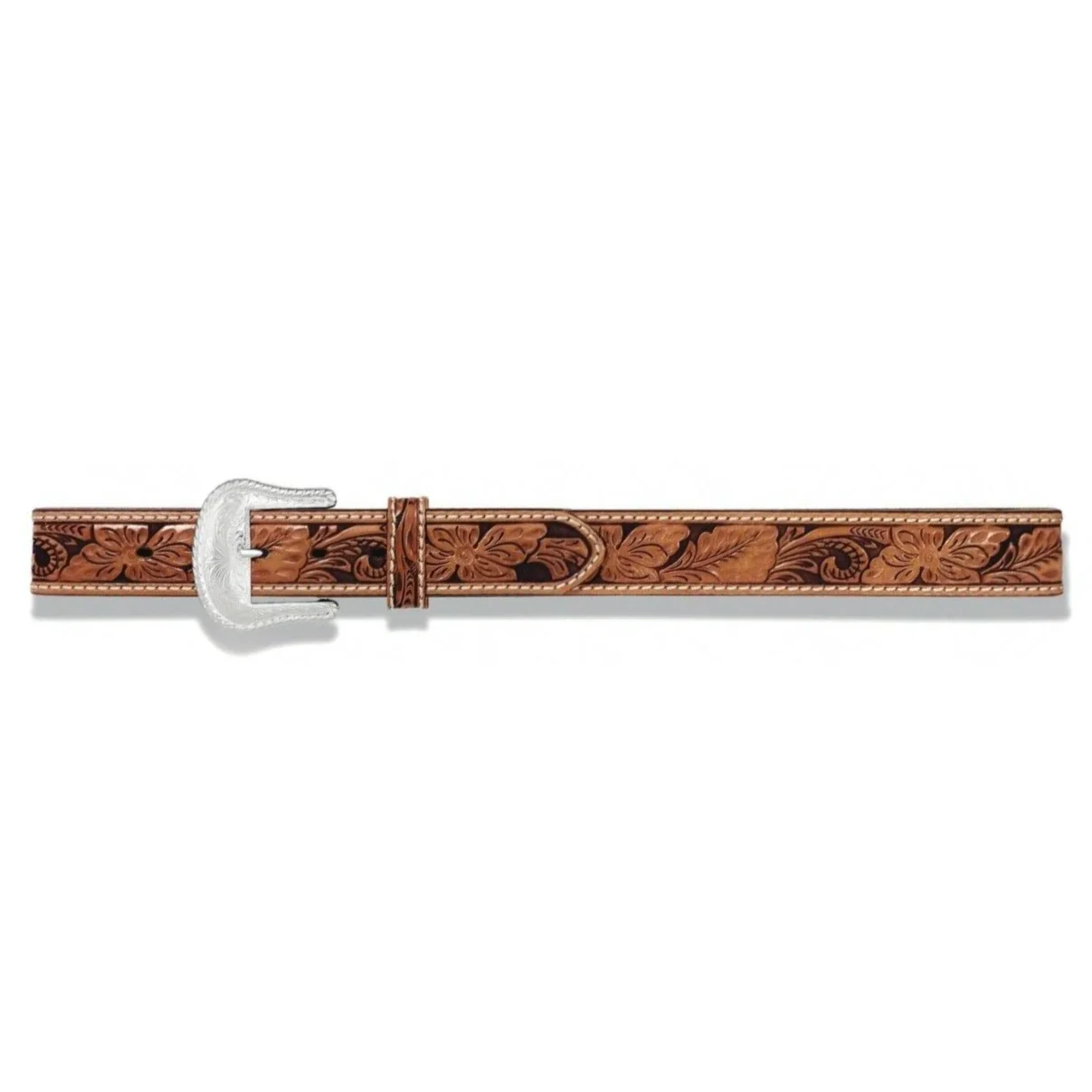 Tony Lama Tooled Flora Belt C40064 - Image 2