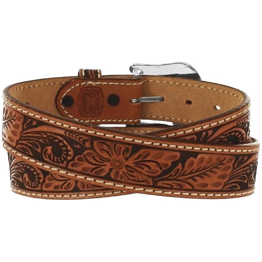 Tony Lama Tooled Flora Belt C40064 - Image 3