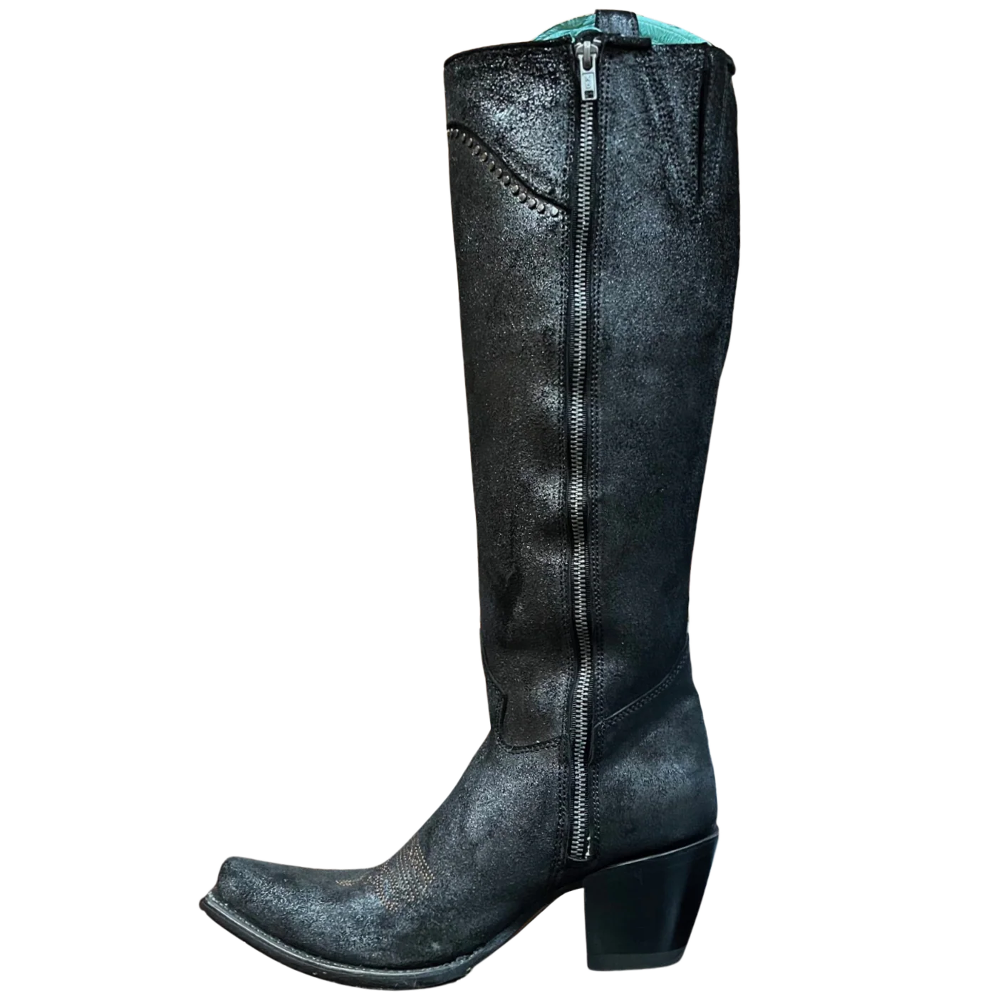 Corral Tall Black and Brown Overlay Women's Boot C4092 - Image 3
