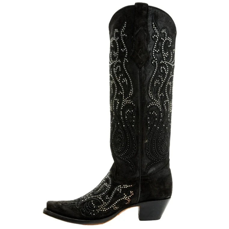Corral Tall Black Crystal Women's Boot C4097 - Image 3