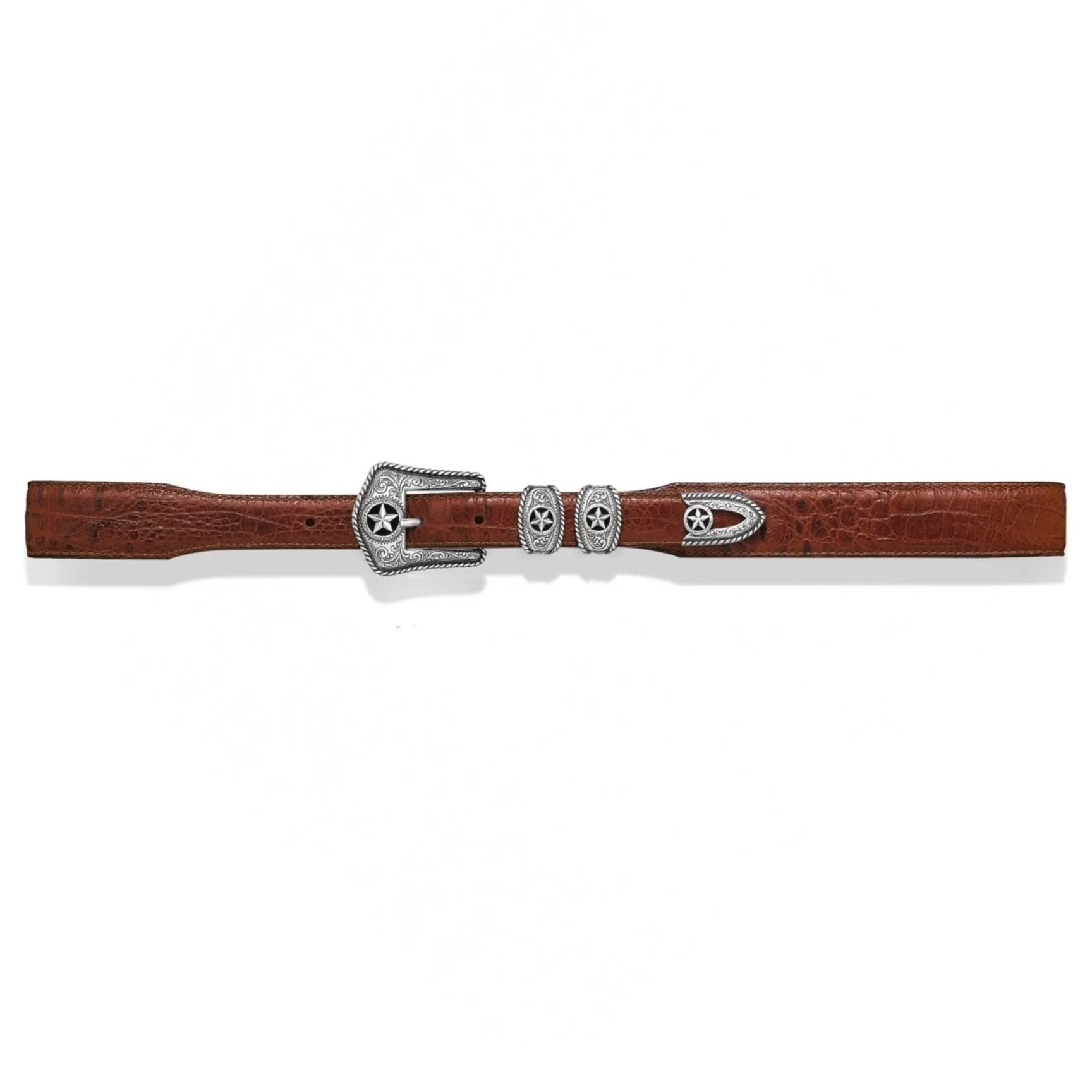 Tony Lama County Croc Brown Belt C42124 - Image 3