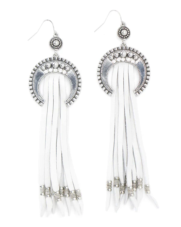 Cowgirl Confetti White Lightning Earrings CCERR56