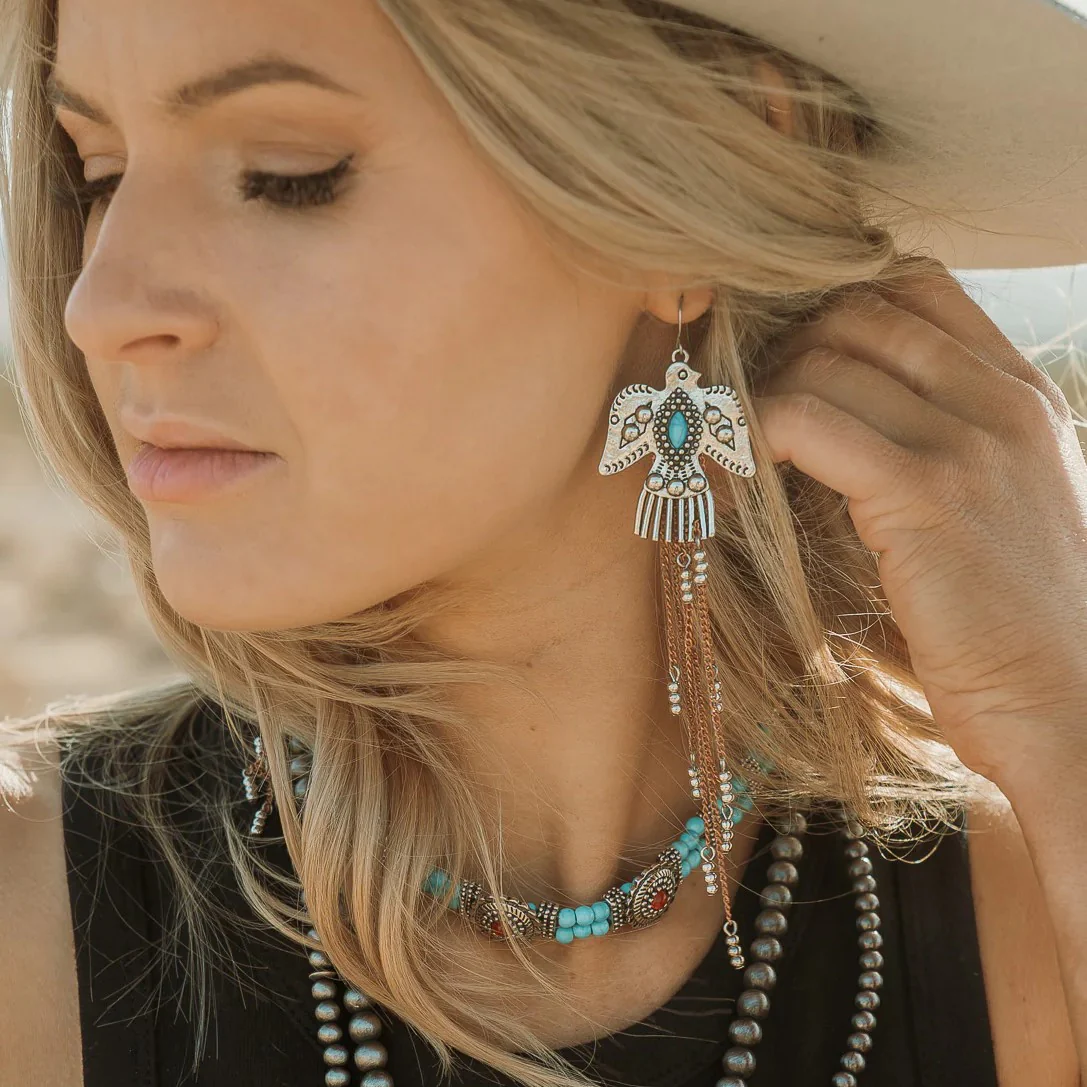 Cowgirl Confetti Learn to Fly Earrings CCERR64 - Image 2