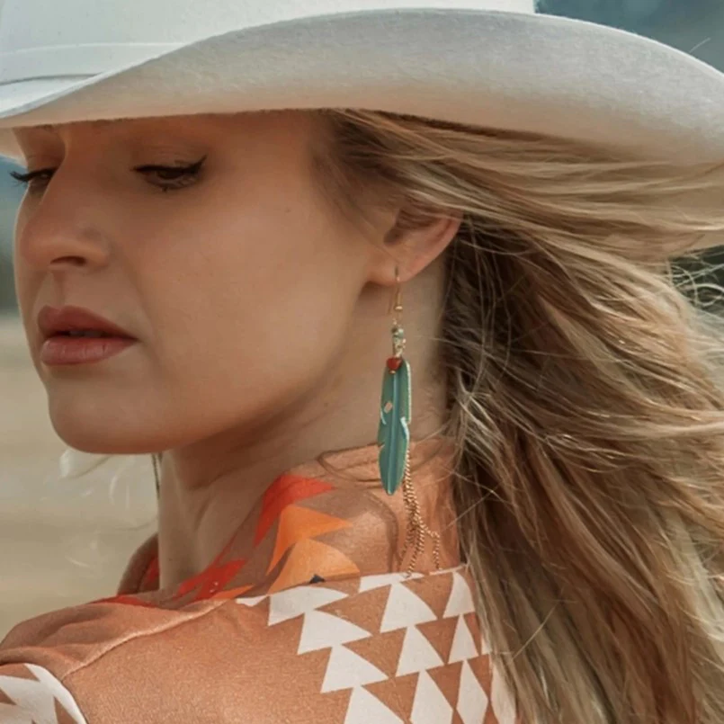 Cowgirl Confetti Gentle Winds Earrings CCERR82 - Image 2