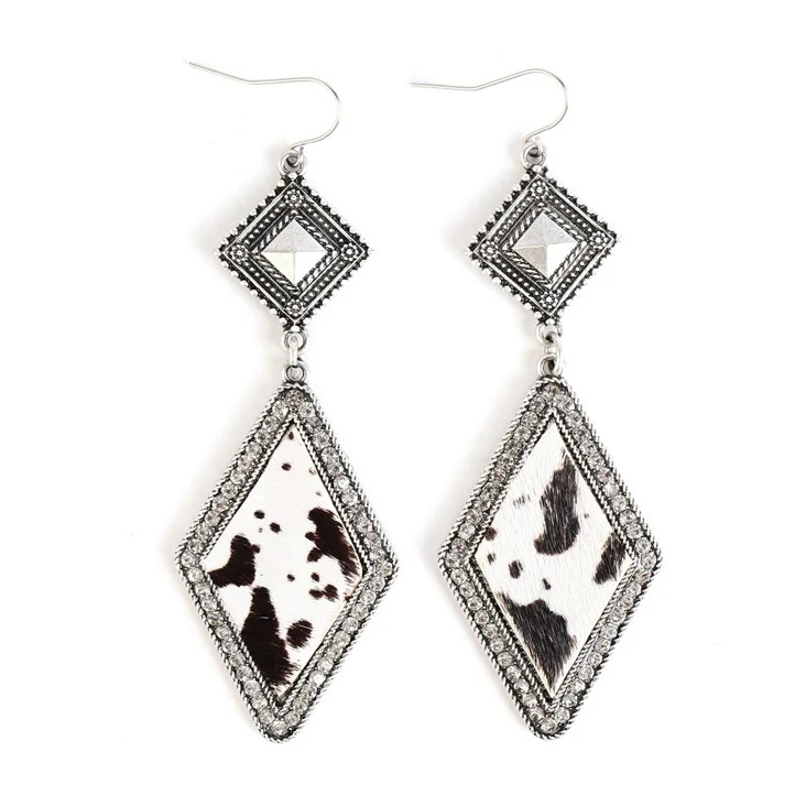 Cowgirl Confetti Rhinestone Cowgirl Earrings CCERR95