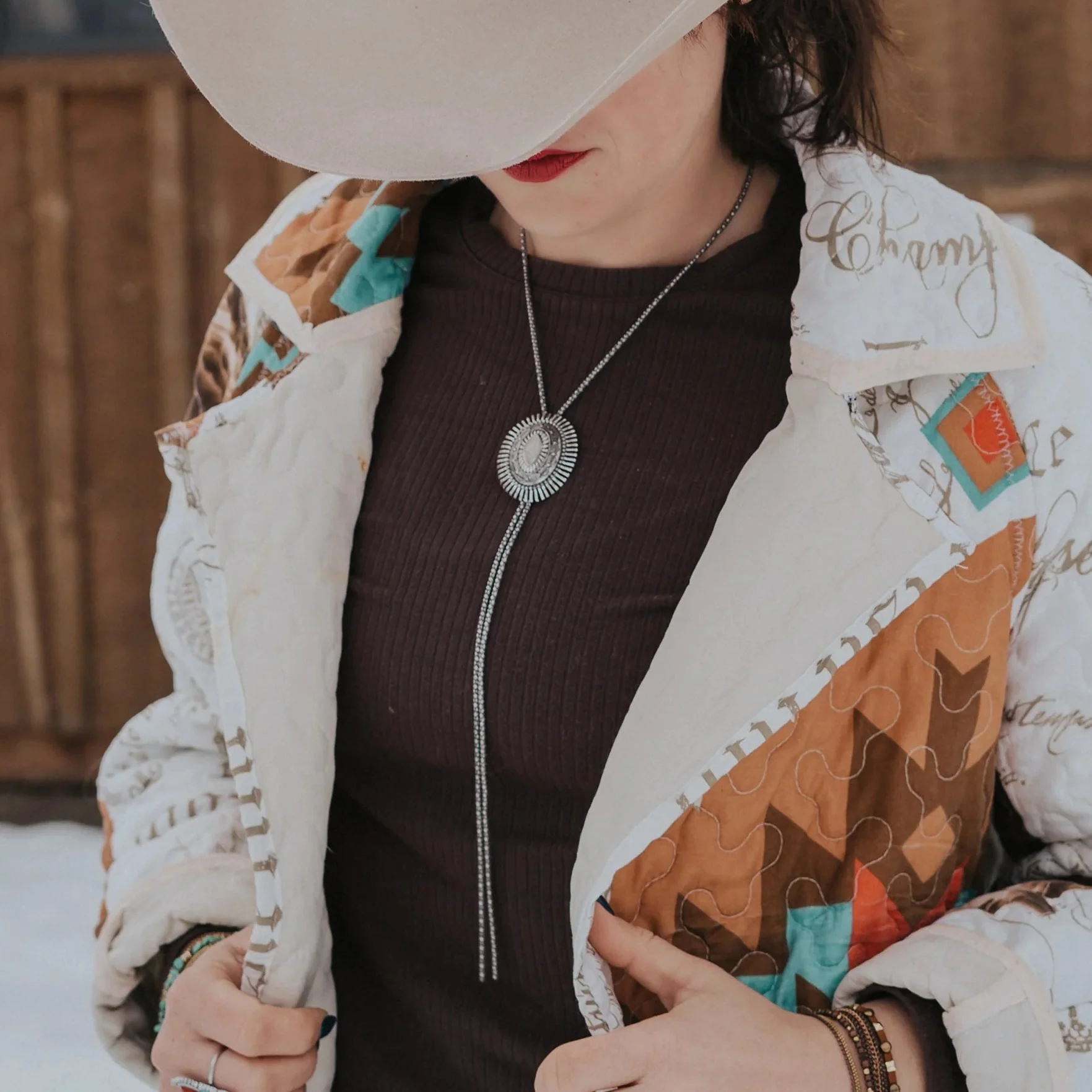 Cowgirl Confetti Rising Sun Necklace CCNEC102 - Image 2