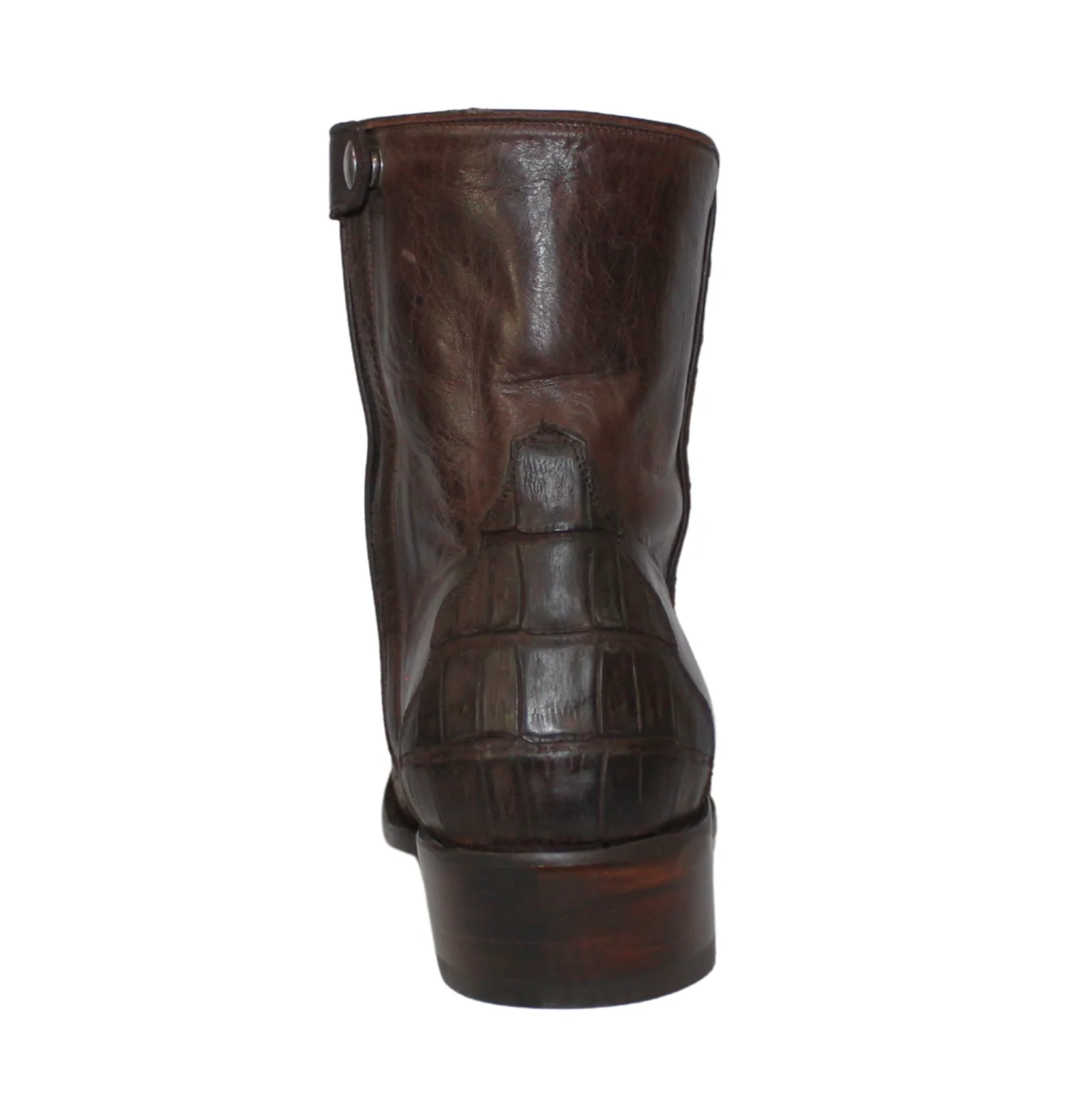Black Jack Sueded Caiman Belly Men's Bootie CH1329 - Image 5