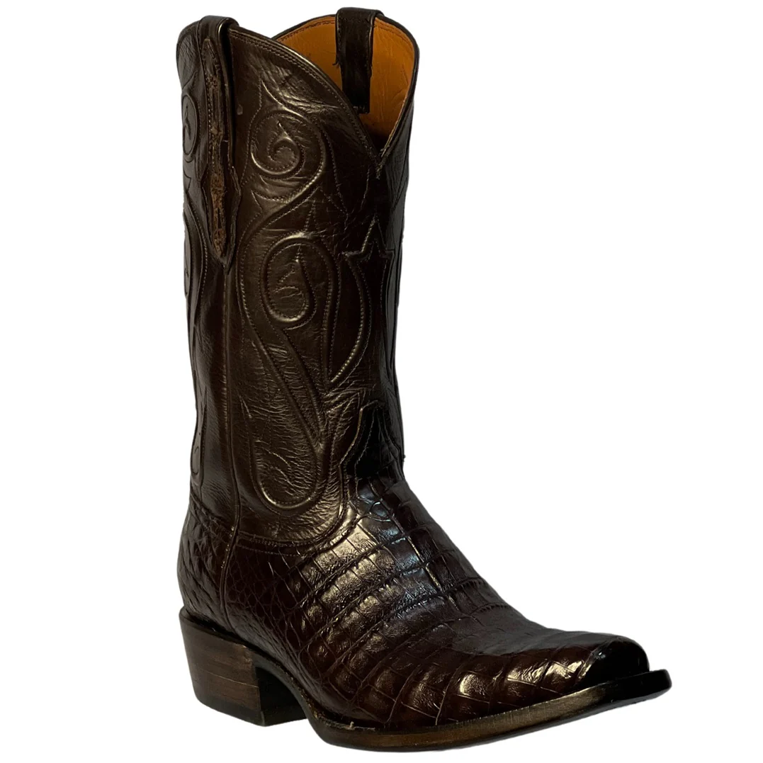 Black Jack Caiman Belly Chocolate Men's Boot CH7115