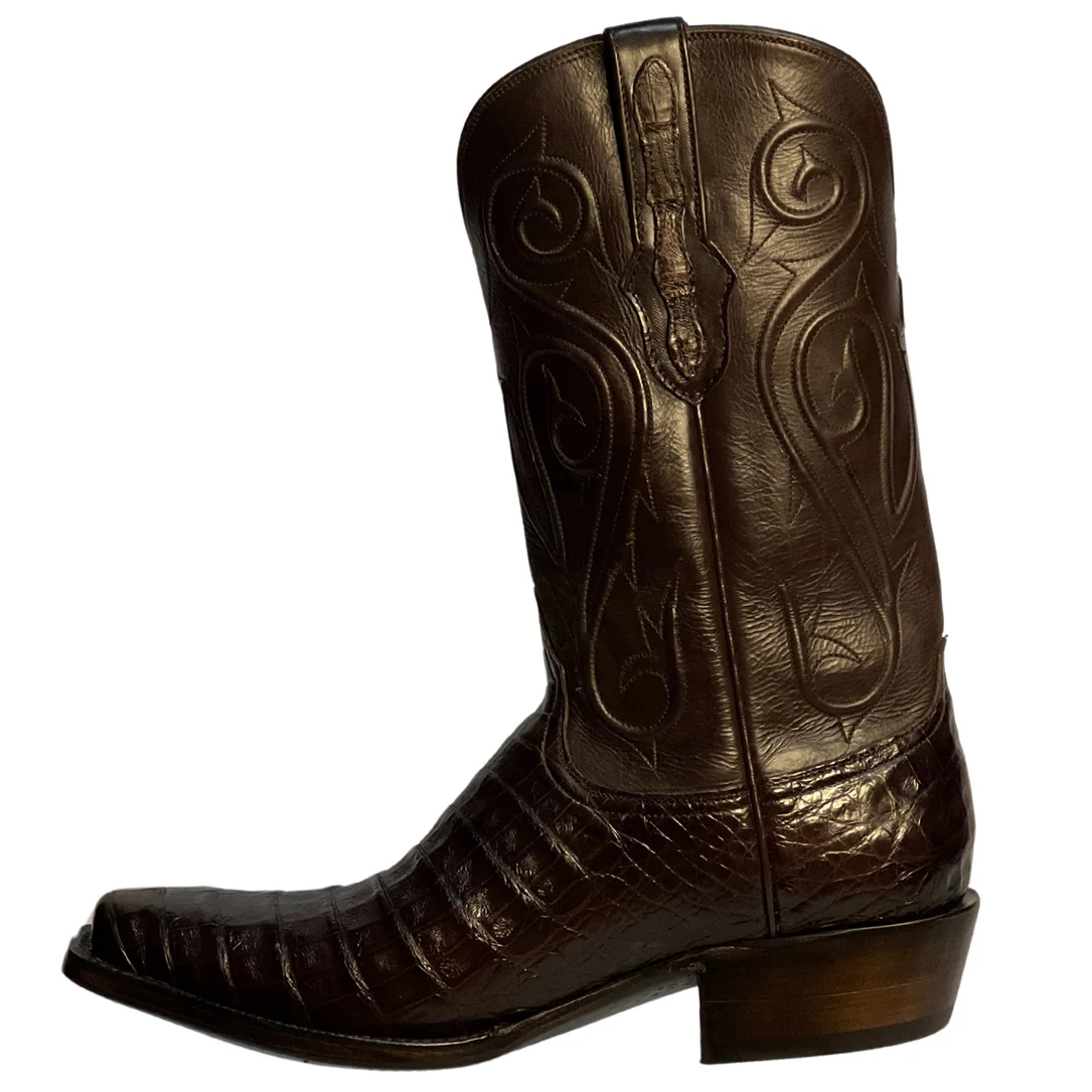 Black Jack Caiman Belly Chocolate Men's Boot CH7115 - Image 3