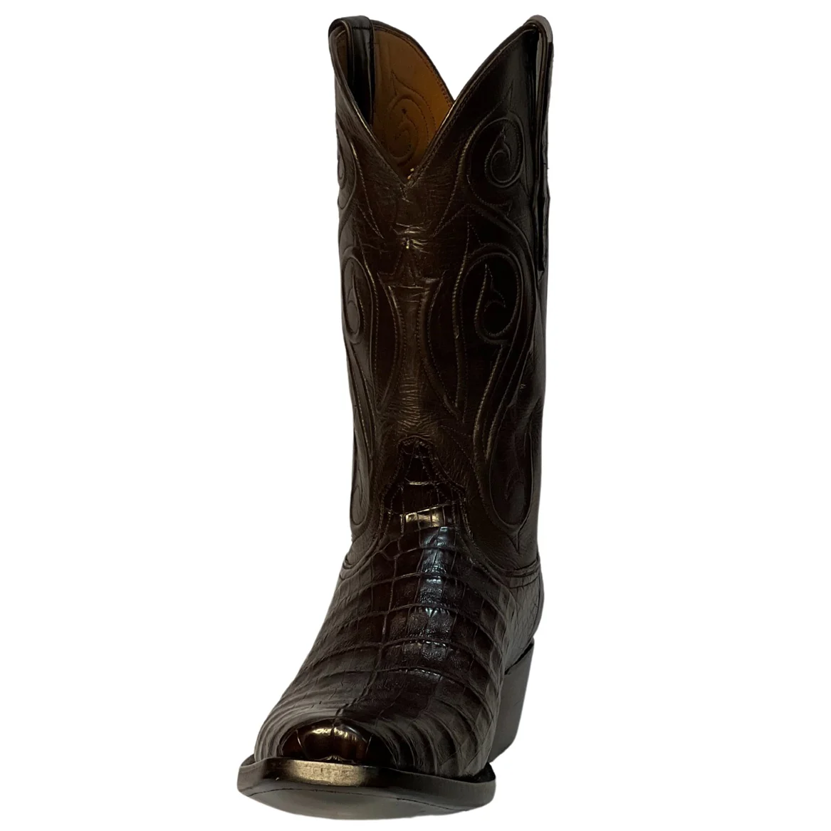 Black Jack Caiman Belly Chocolate Men's Boot CH7115 - Image 4