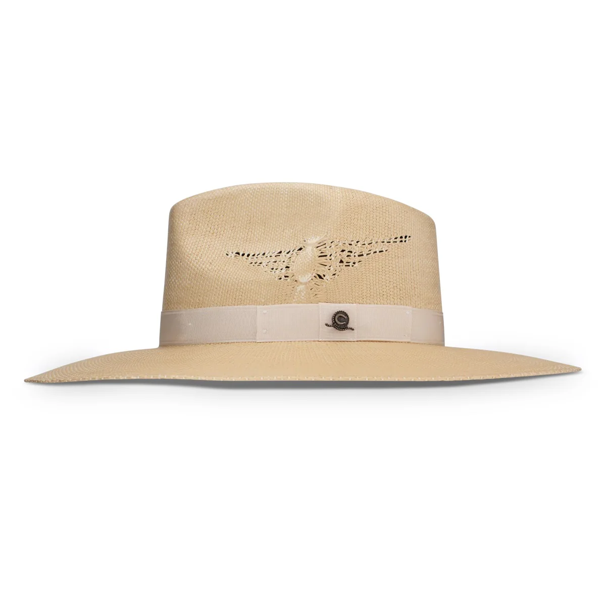 Charlie 1 Horse Mexico Shore Cream Straw Flat Brim - Image 3