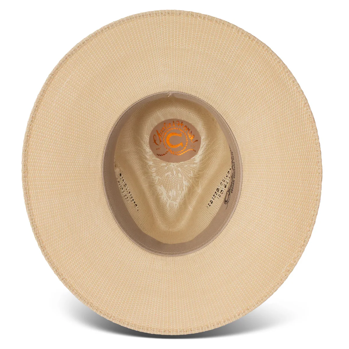 Charlie 1 Horse Mexico Shore Cream Straw Flat Brim - Image 6