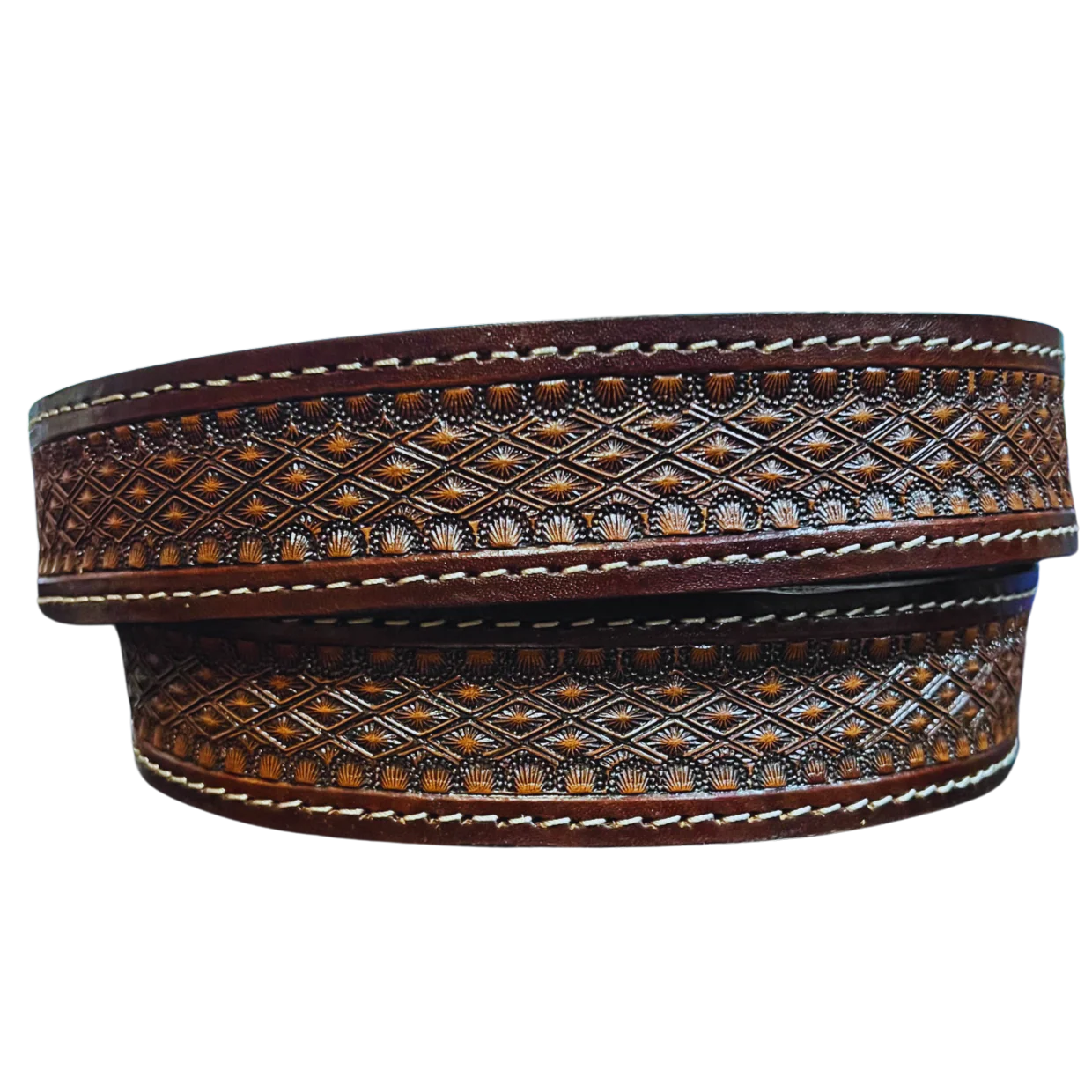 Sandoval Saddle Tooled Belt D0012 - Image 2