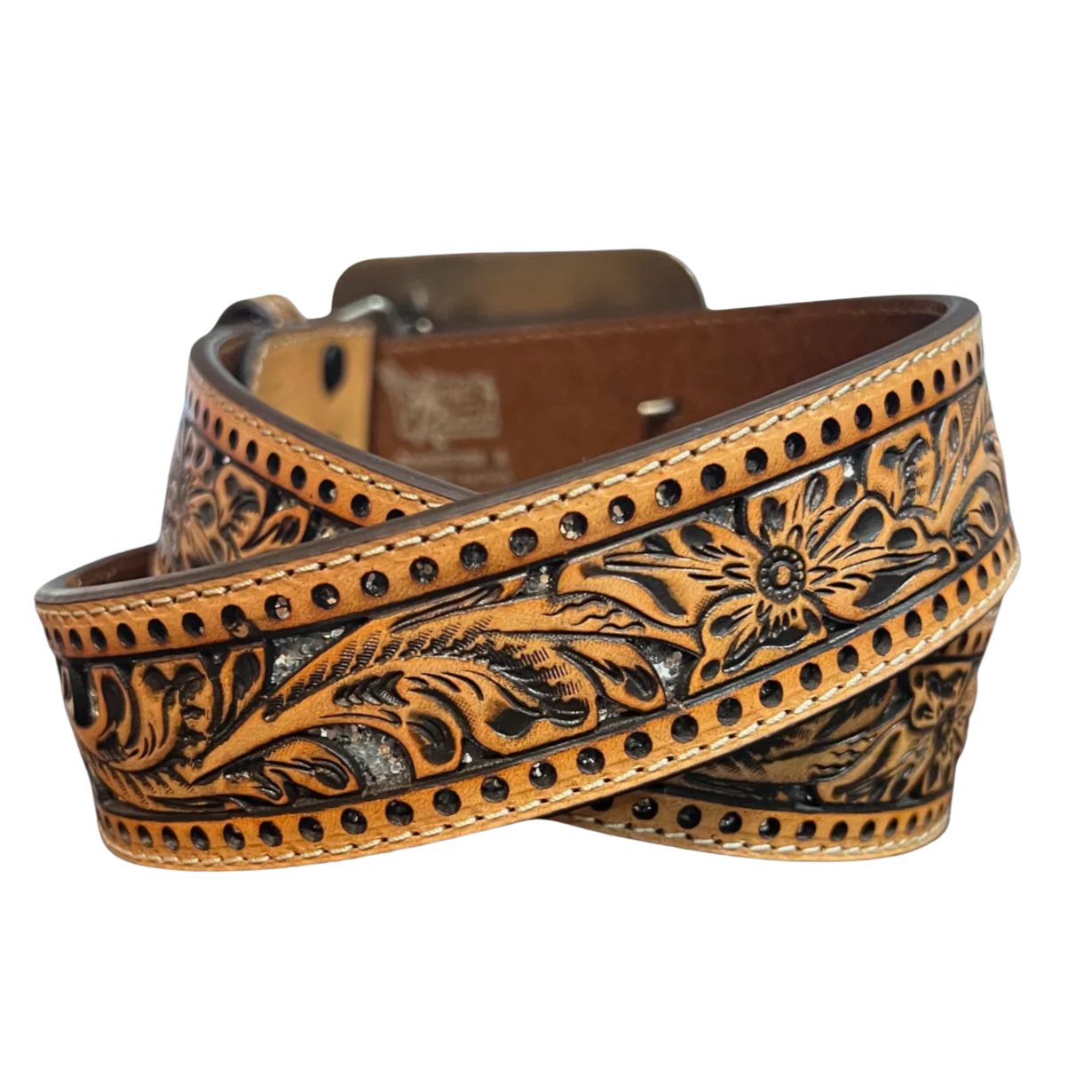 Angel Ranch Howdy Glitter Inlay Belt D140007008 - Image 2