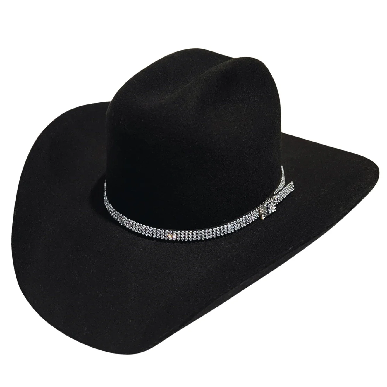 M&F Rhinestone Cowboy Black Hatband DH860 - Image 2