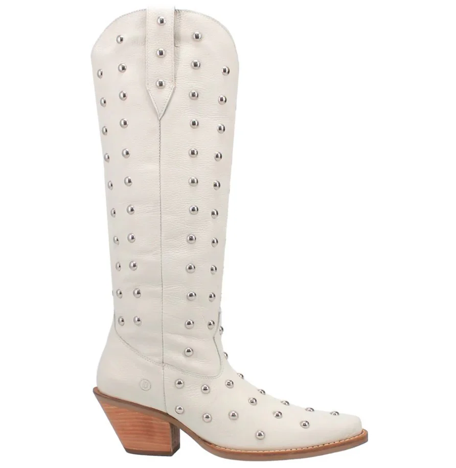 Dingo Broadway Bunny White Women's Boot DI155 - Image 2