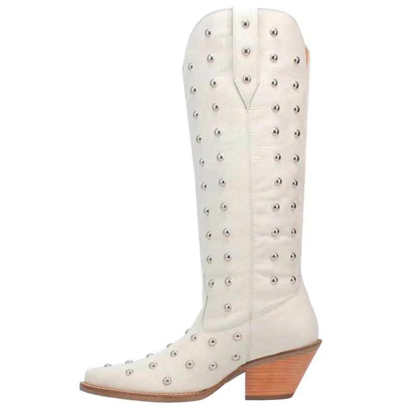 Dingo Broadway Bunny White Women's Boot DI155 - Image 3