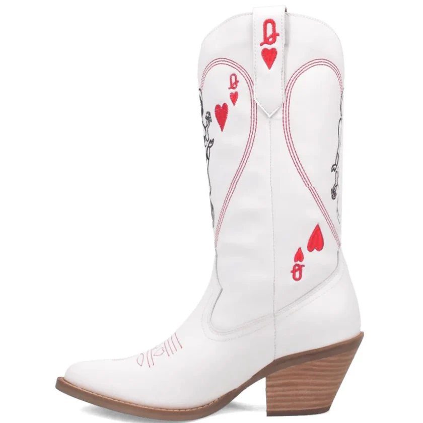 Dingo Queen A Hearts Women's Boots DI174 - Image 3