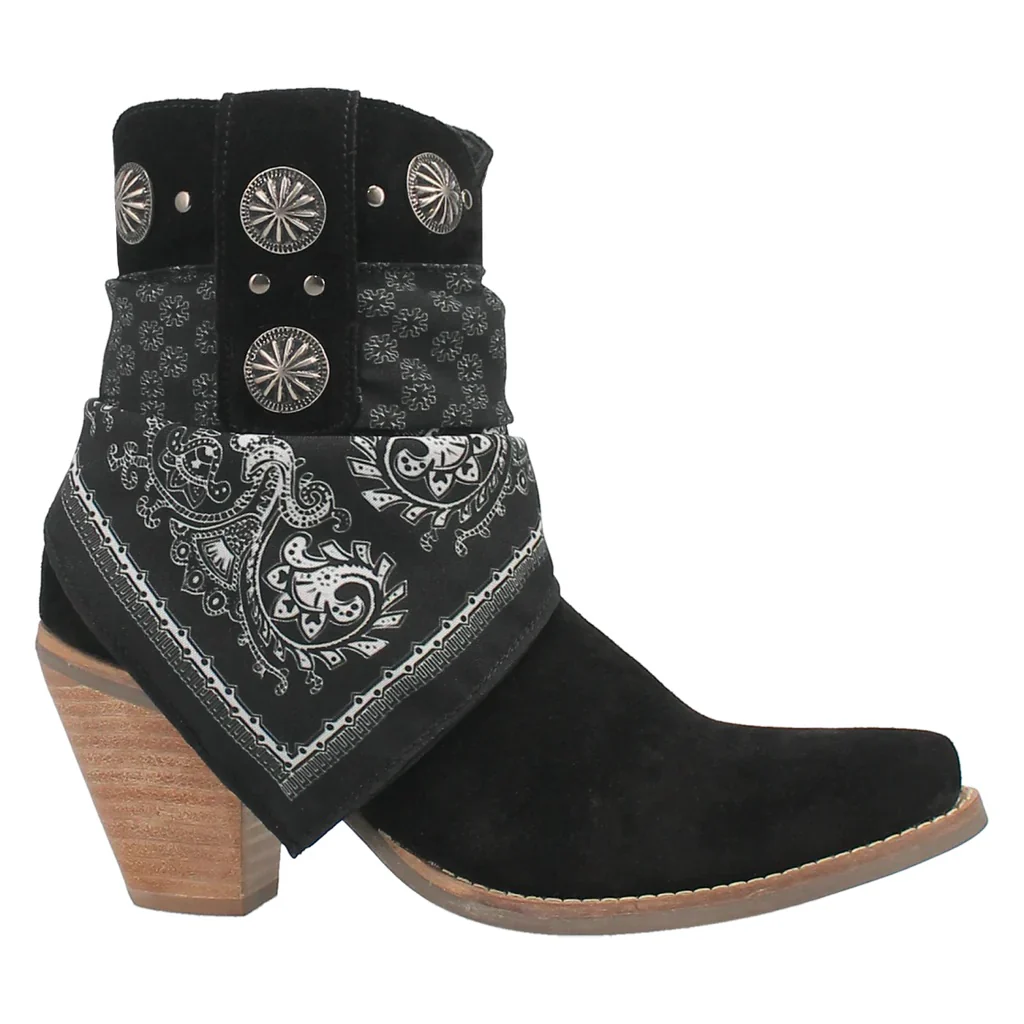 Dingo Bandida Black Women's Bootie DI184 - Image 3