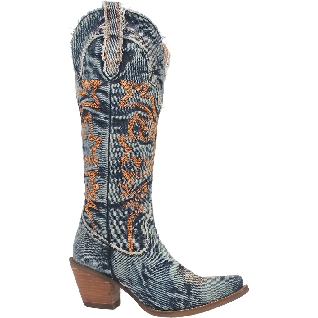 Dingo Texas Tornado Denim Women's Boot DI943 - Image 2
