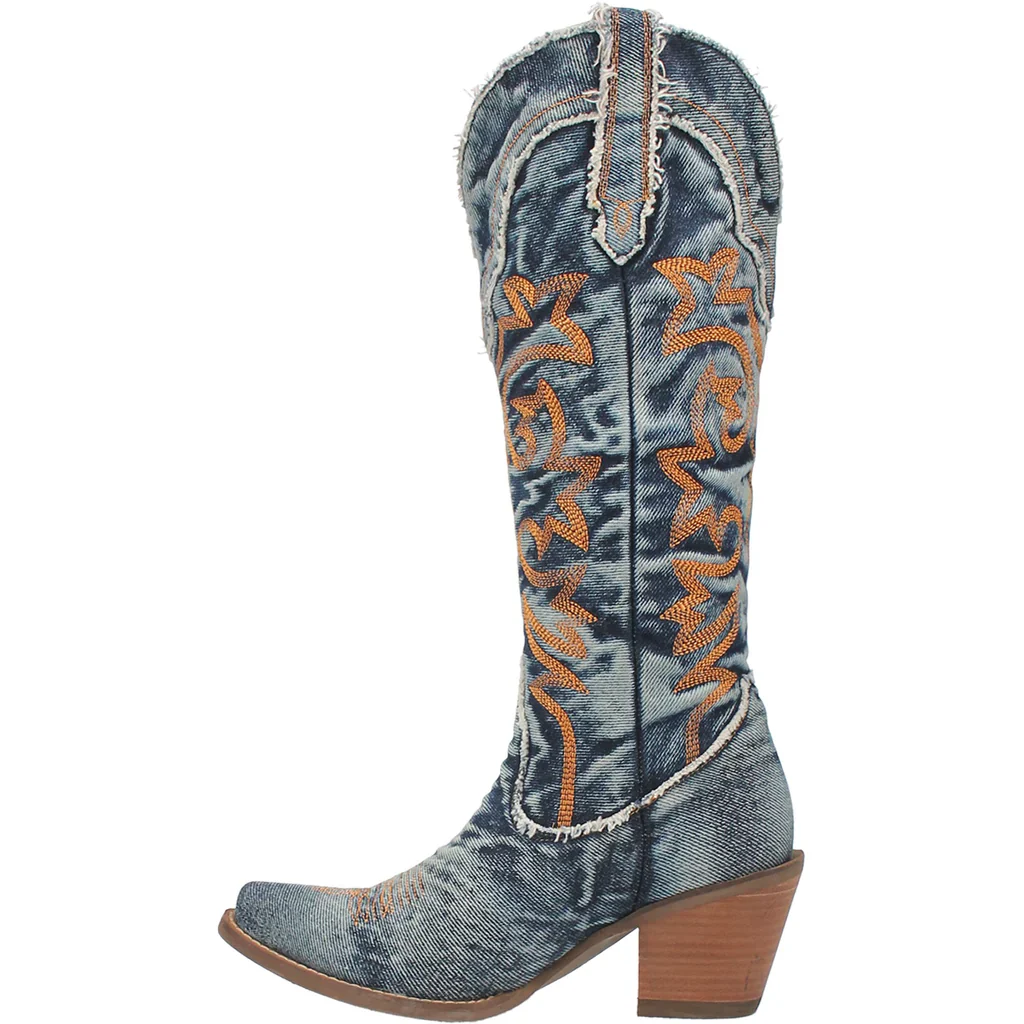 Dingo Texas Tornado Denim Women's Boot DI943 - Image 3
