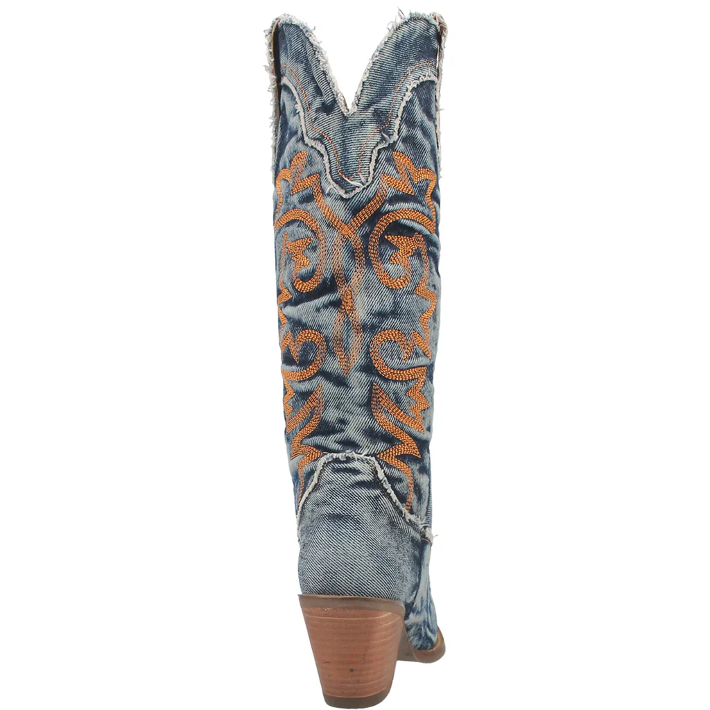 Dingo Texas Tornado Denim Women's Boot DI943 - Image 5