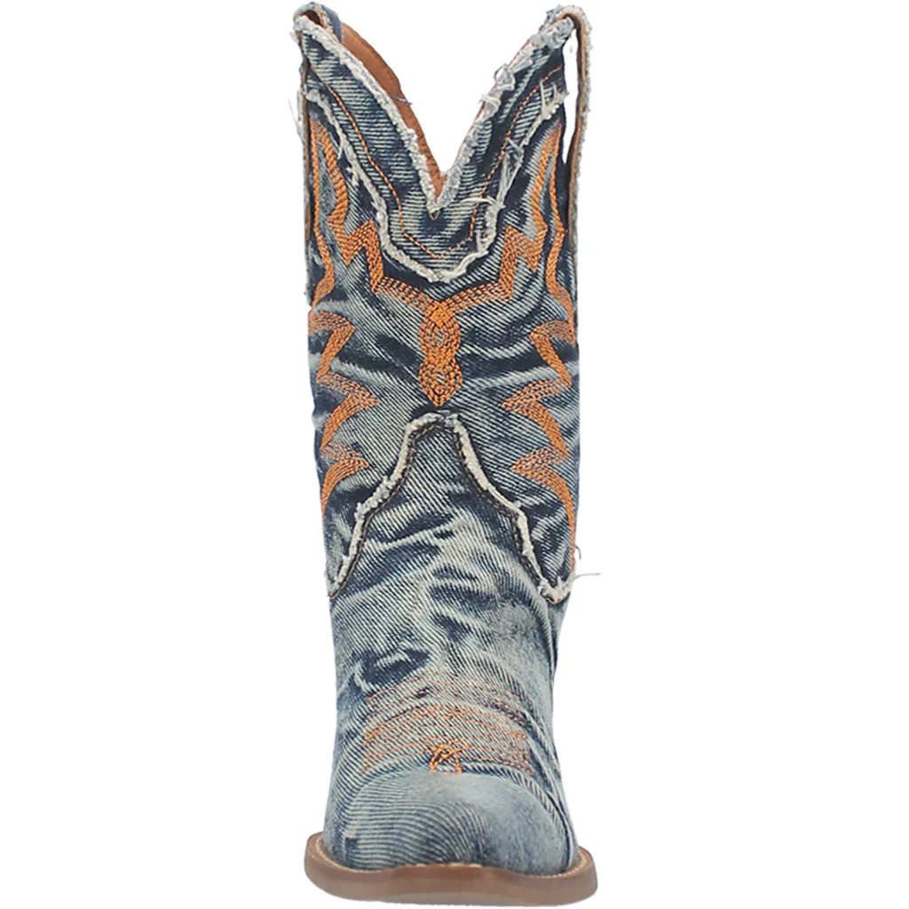Dingo Dolly Denim Blue Women's Bootie DI950 - Image 4