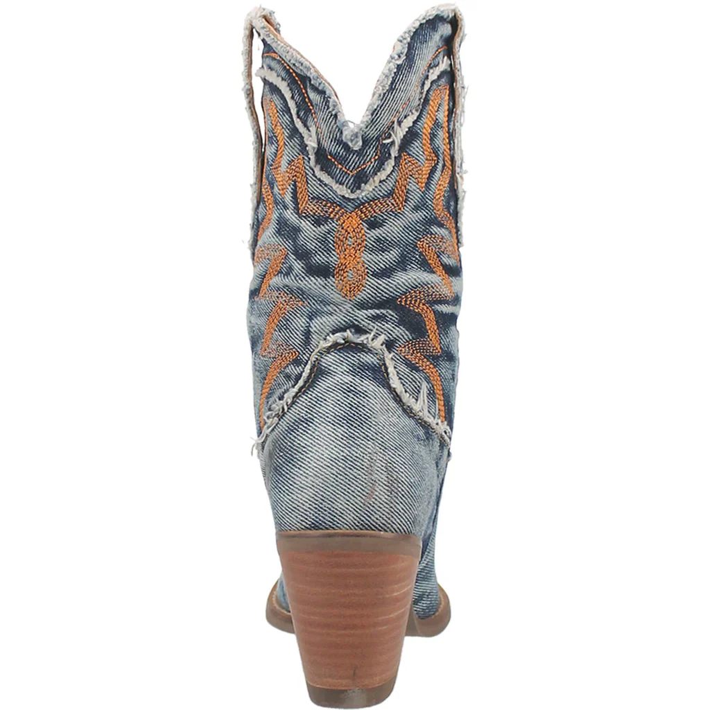 Dingo Dolly Denim Blue Women's Bootie DI950 - Image 5