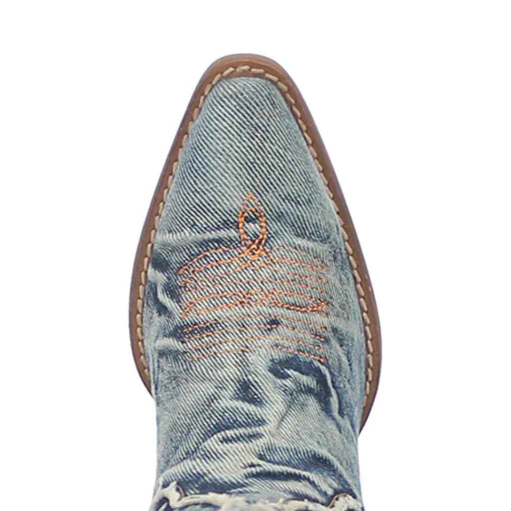 Dingo Dolly Denim Blue Women's Bootie DI950 - Image 6