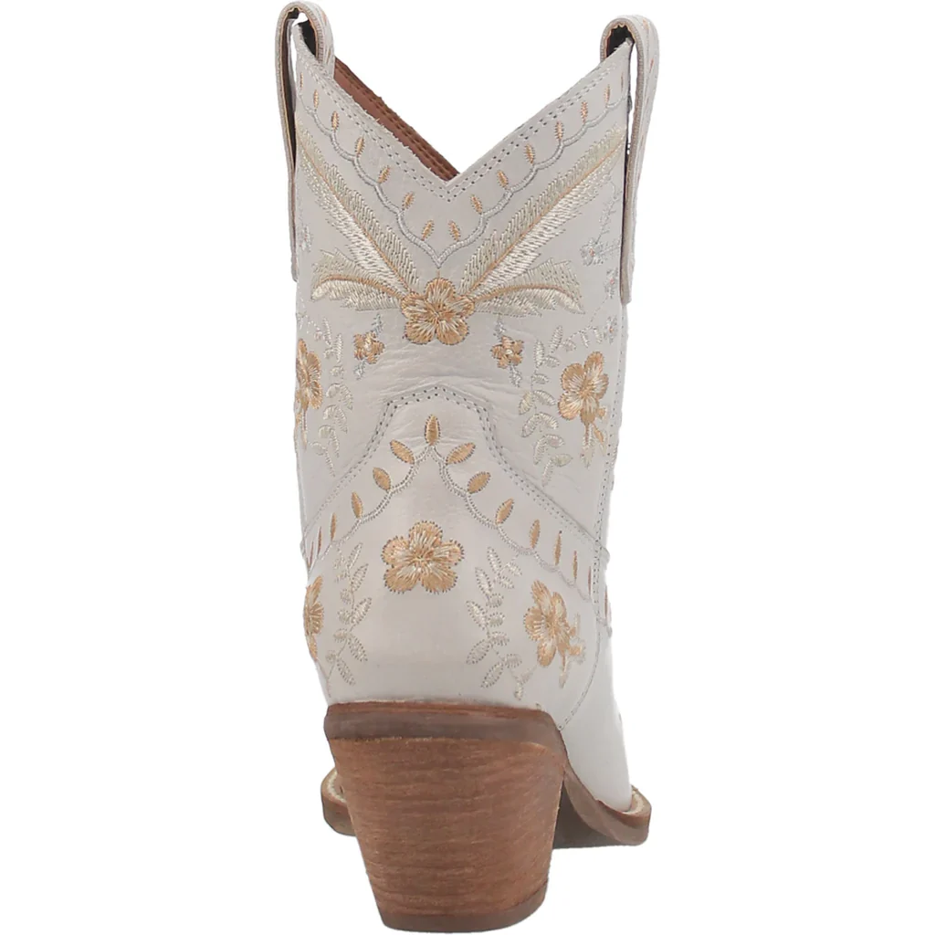 Dingo Primrose White Women's Bootie DI748 - Image 4