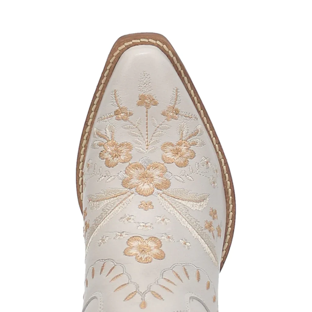 Dingo Primrose White Women's Bootie DI748 - Image 6