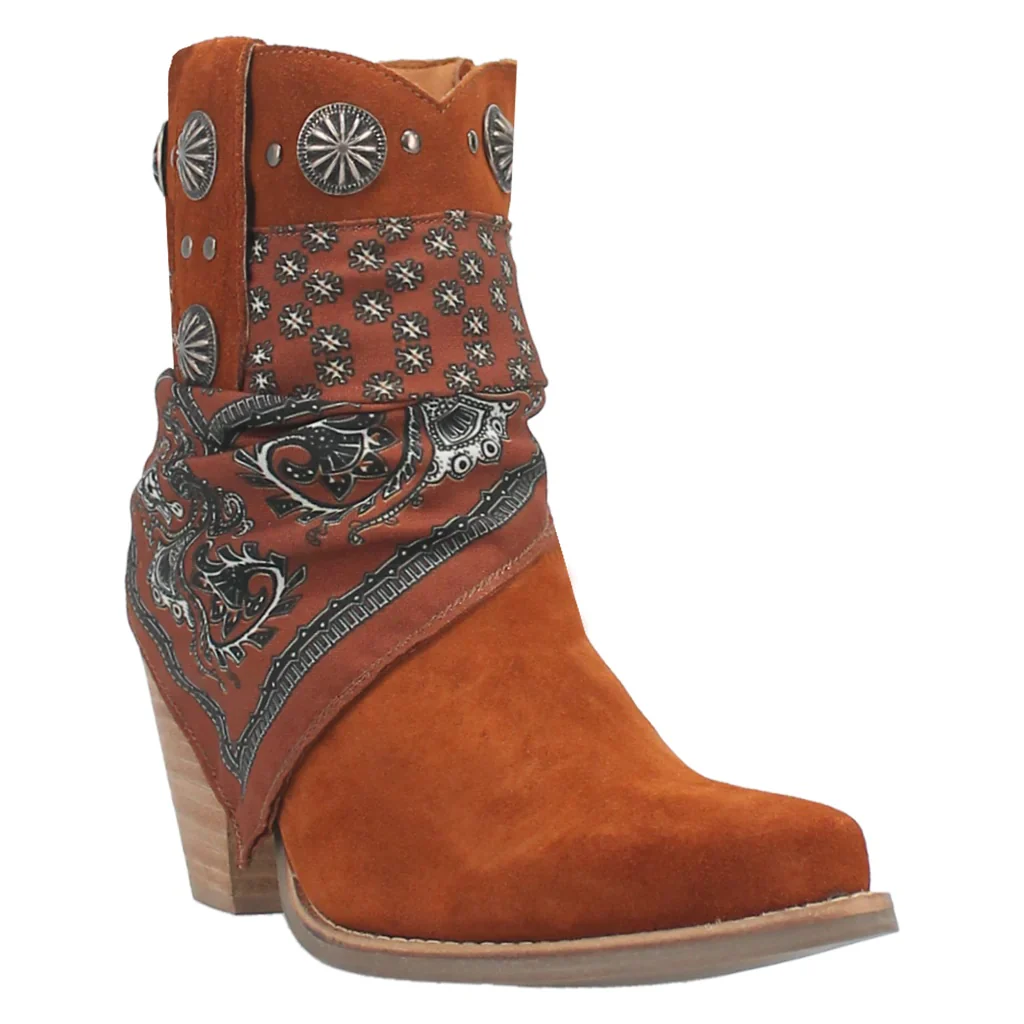 Dingo Bandida Brown Women's Bootie DI184