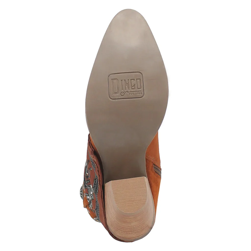 Dingo Bandida Brown Women's Bootie DI184 - Image 7