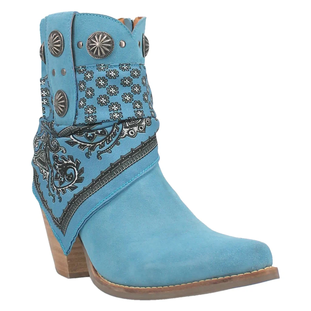 Dingo Bandida Blue Women's Bootie DI184