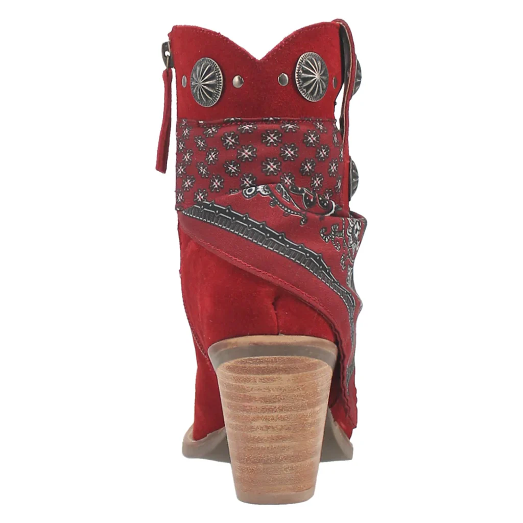Dingo Bandida Red Women's Bootie DI184 - Image 5