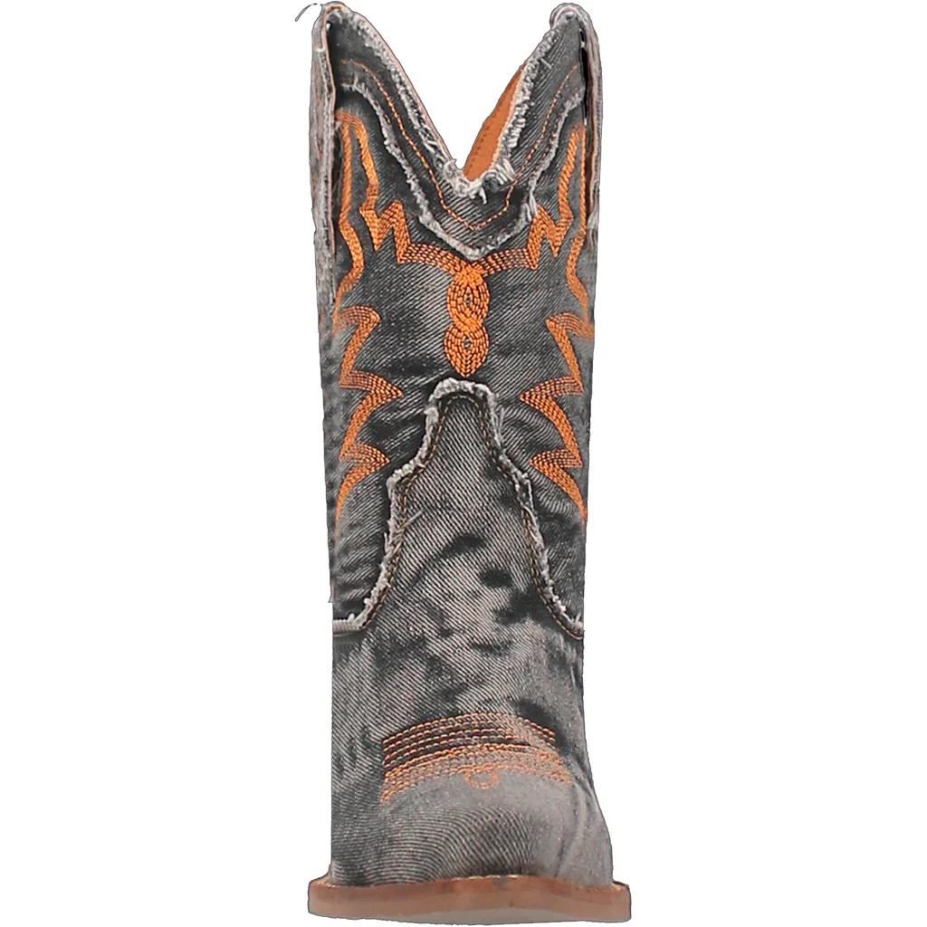 Dingo Dolly Denim Black Women's Bootie DI950 - Image 4