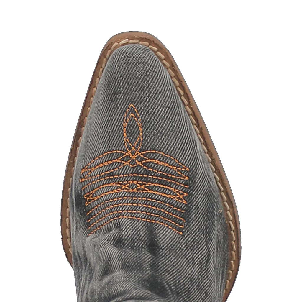 Dingo Dolly Denim Black Women's Bootie DI950 - Image 6