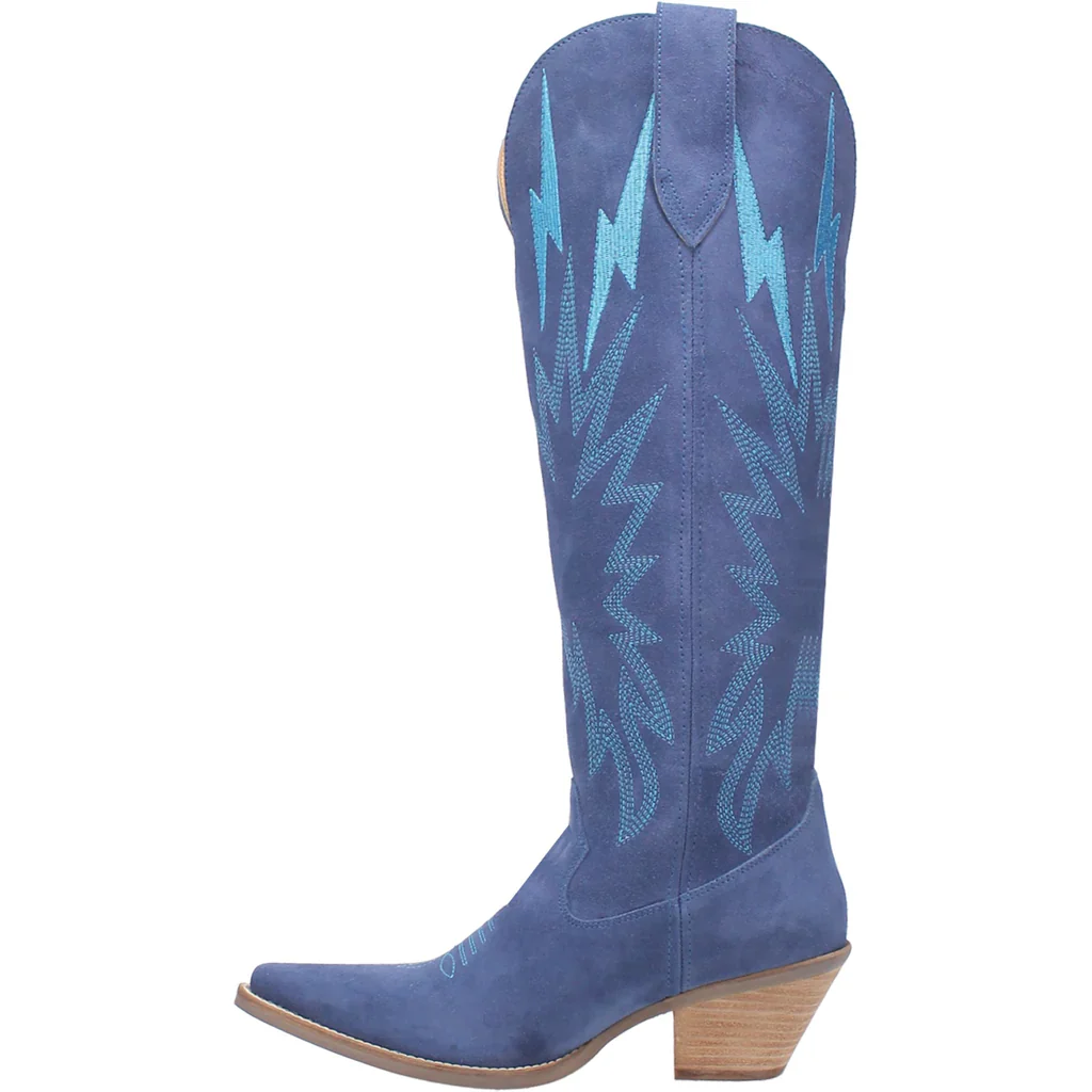 Dingo Thunder Road Blue Women's Boot DI597 - Image 3