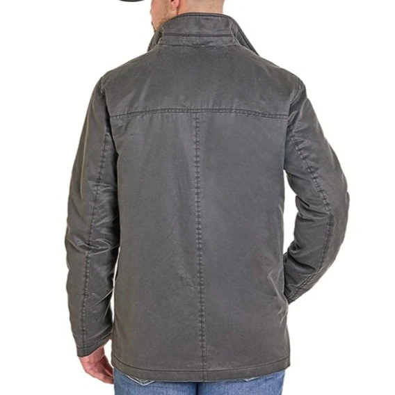 Rock & Roll Oil Skin Men's Coat DM92C06173 - Image 2